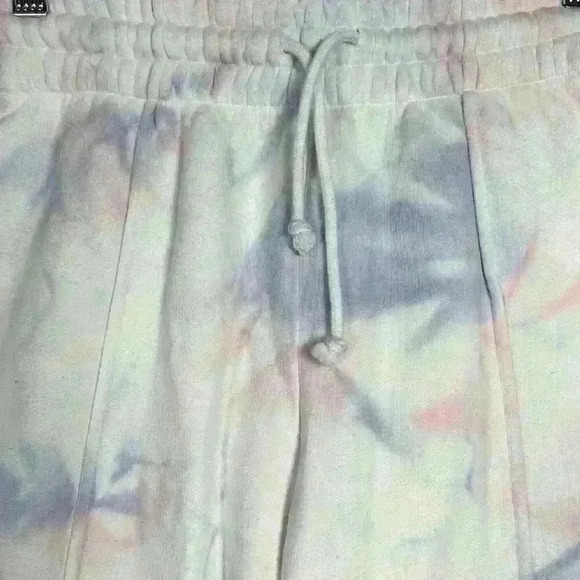 ARITZIA Tie Dye Jogger Sweatpants White Purple Pink Drawstring Lounge Women XS - Picture 2 of 9